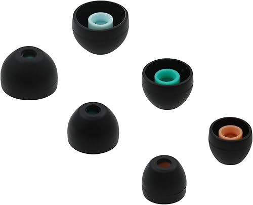 Miniatura 8 de Rayker Almohadillas de repuesto para auriculares intrauditivos Sony, aislamiento de ruido, puntas de silicona ultra cómodas en el canal auditivo, 3
