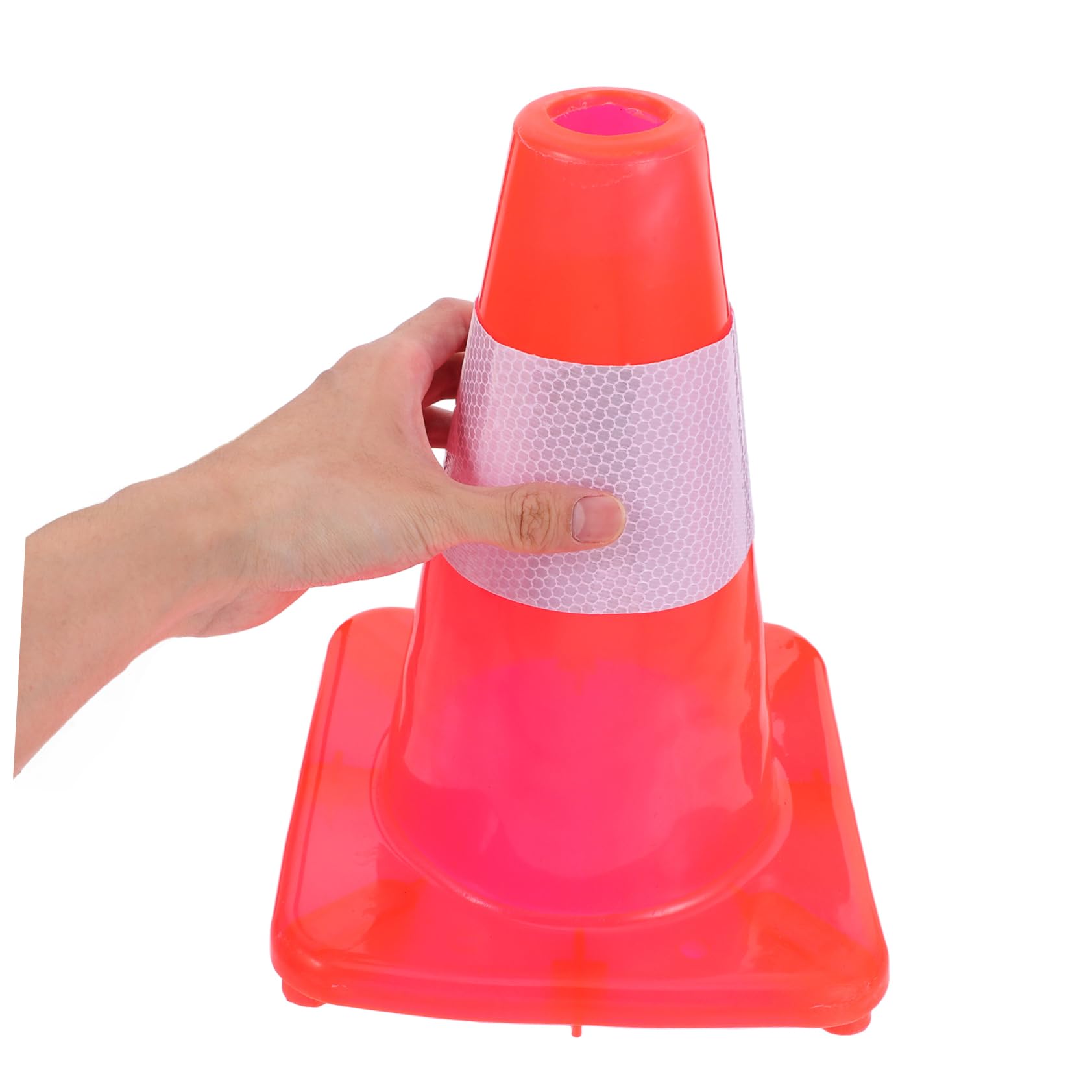 Zerodeko Conos Reflectantes de Seguridad Alta Visibilidad Conos para Señalización Vial Deportivo
