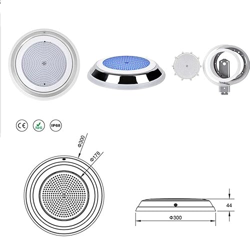 Miniatura 8 de Luz subacuática de la piscina de 12V, luz multicolor de la piscina del RGB de 252 LEDs RGB para la piscina enterrada