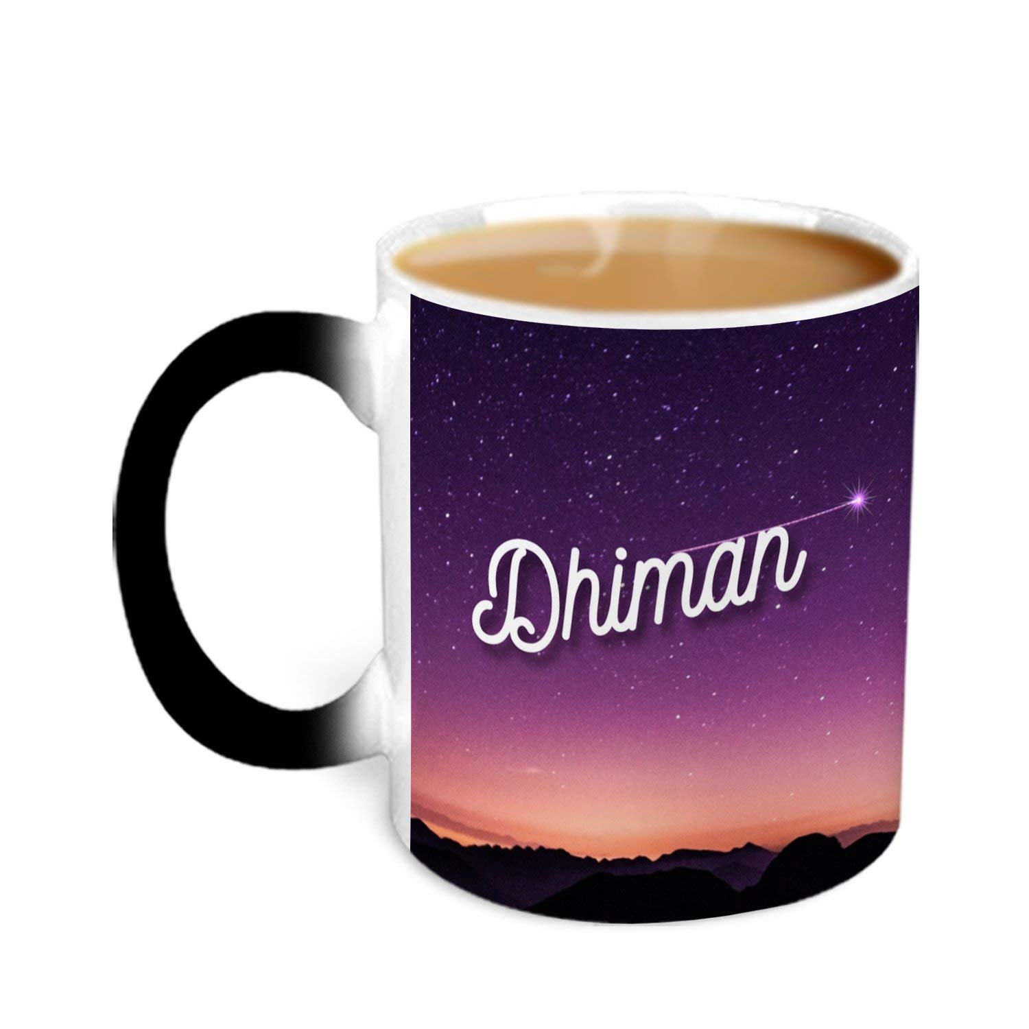 Hot Muggs® You're the Magic… Dhiman Magic Mug Personalised Name Ceramic,  315ml, 1 Unit: Buy Online at Best Price in UAE - Amazon.ae