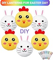 Vista 4 de BEISHIDA 10 Linternas de Papel Blancas Decorativas Chinas/Japonesas Colgantes Redondas de Papel Lámpara para Cumpleaños, Bodas, Navidad, Nupcial