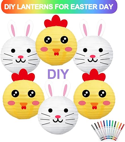 Miniatura 4 de BEISHIDA 10 Linternas de Papel Blancas Decorativas Chinas/Japonesas Colgantes Redondas de Papel Lámpara para Cumpleaños, Bodas, Navidad, Nupcial,