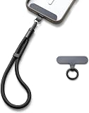 MORSUNBELA Mobile Phone Lanyard Phone Wrist Strap, Adjustable Phones Charm Black Wrist Strap, Anti-Lost Lanyard for Mobile Phones Cameras Keys Bags - 1