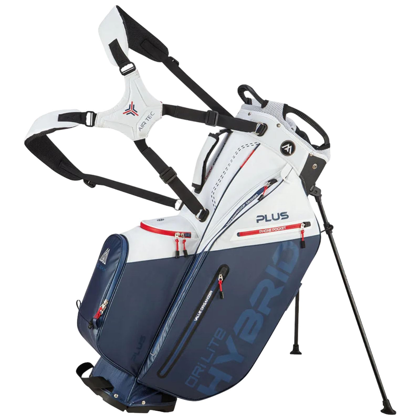 BIG MAX 2024 Dri Lite Hybrid Plus - Standbag (White/Navy/Red)