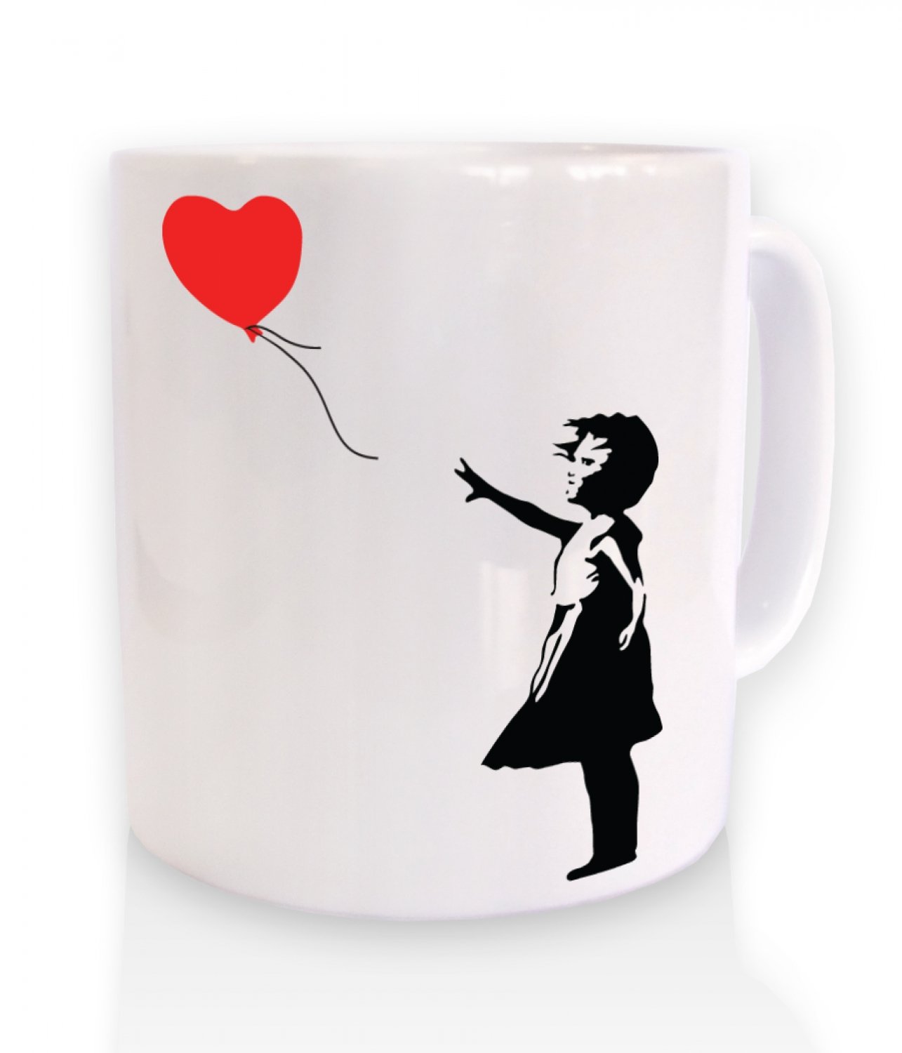 Banksy Heart Balloon Girl Mug