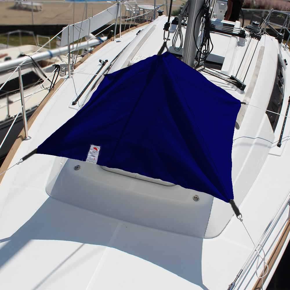 SOGEMAN Marine Blue Hatch Umbrella for Sailboat | Protect open hatch from rain and sun
