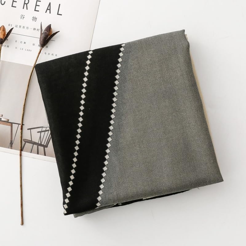 WZX Boho Scarf for Women Lightweight Floral Printed Scarves Fashion Shawl Wraps for All Season - Image 9