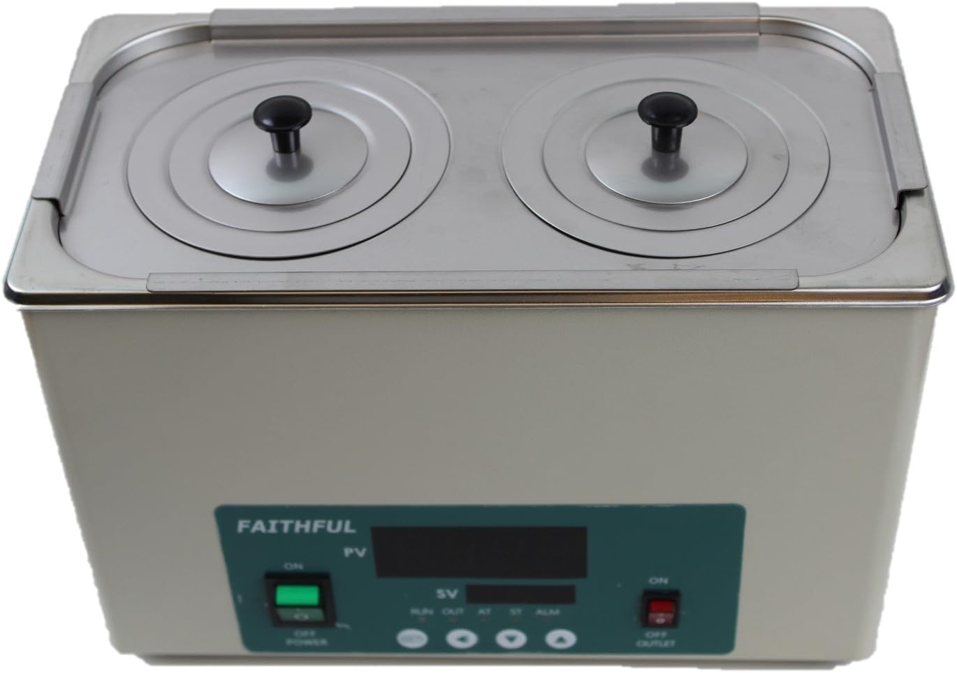 Digital Thermostatic Water Bath, 1 Chamber with 2 Openings, 6 L Capacity, 110V