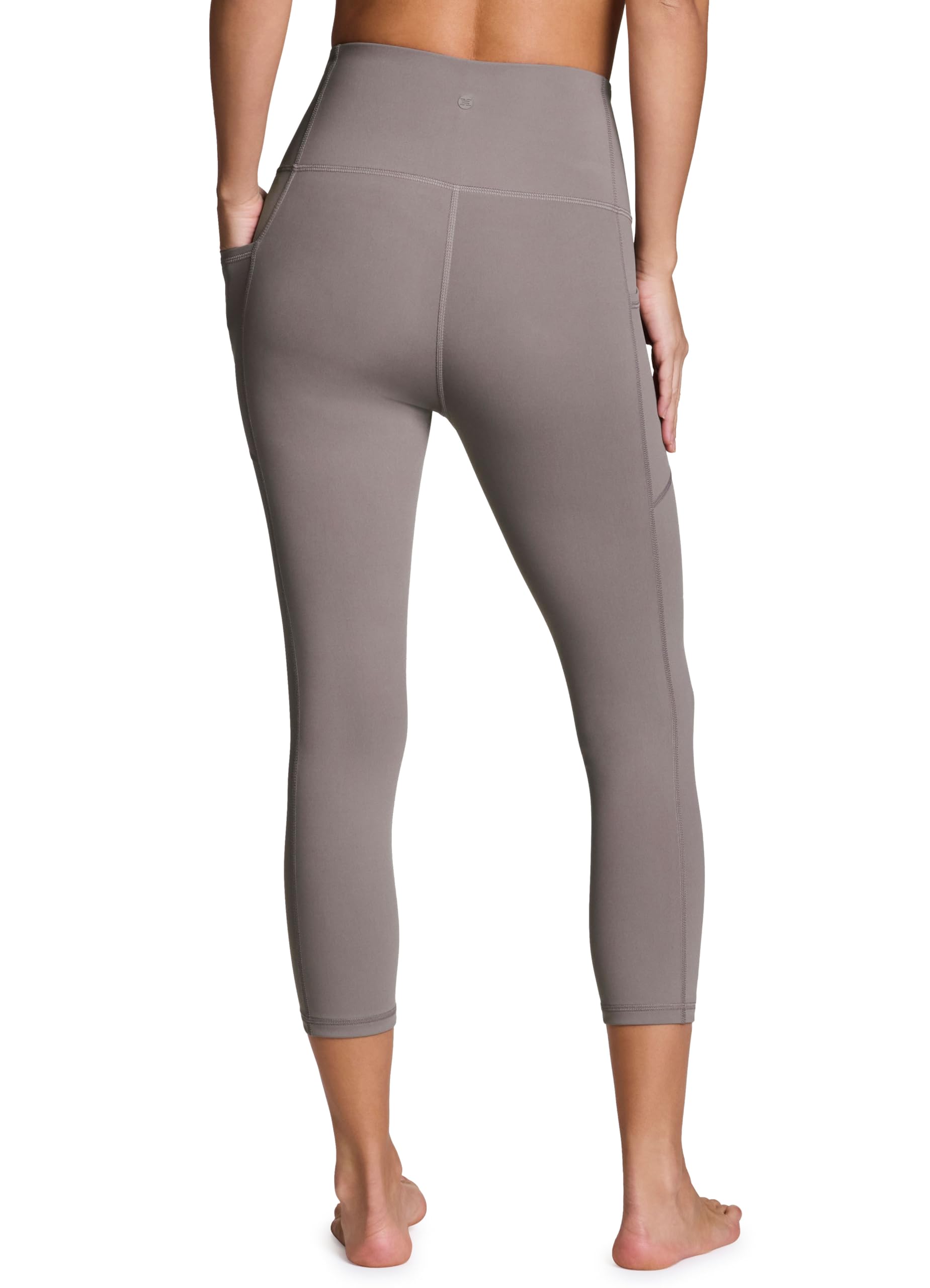 RBX Leggings capri activos a prueba de sentadillas para mujer, ultra sujeción, de alto impacto, para entrenamiento, yoga, mallas con bolsillos