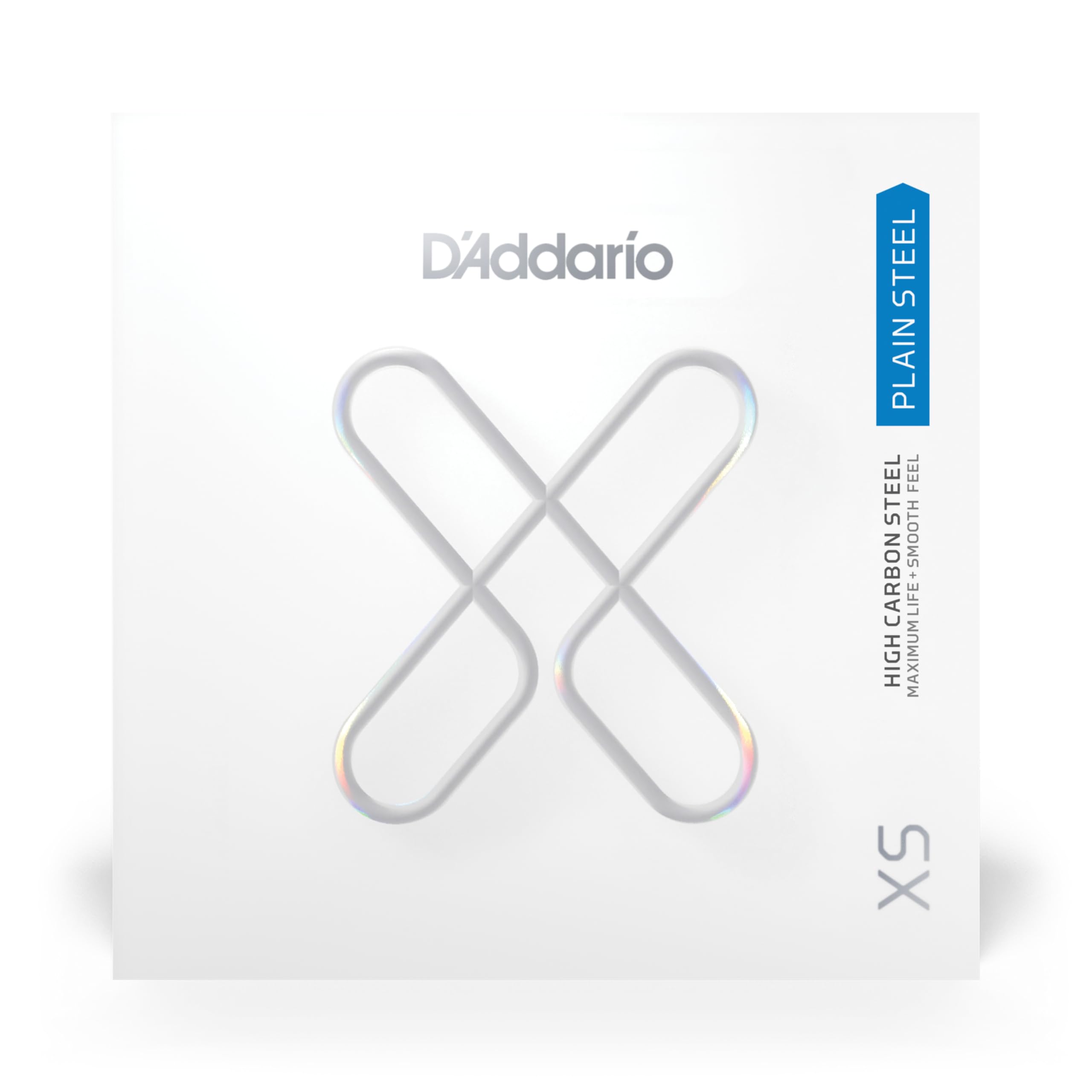 D'Addario Guitar Strings - XS Plain Steel - Single Guitar String - XSPL017 - Maximum Life with Smooth Feel & Exceptional Tone - .017