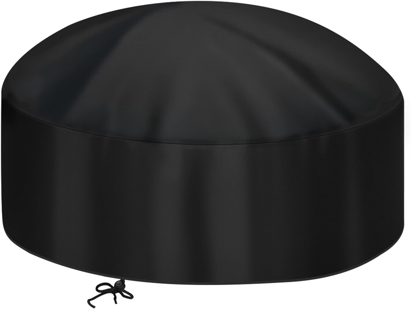 44-Inch Fire Pit Cover for 42-44 inch Round Fire Pit, Heavy Duty 300D Oxford Fabric Waterproof Dustproof Fire Bowl Cover All-Season Protection 44"Dia x 24"H