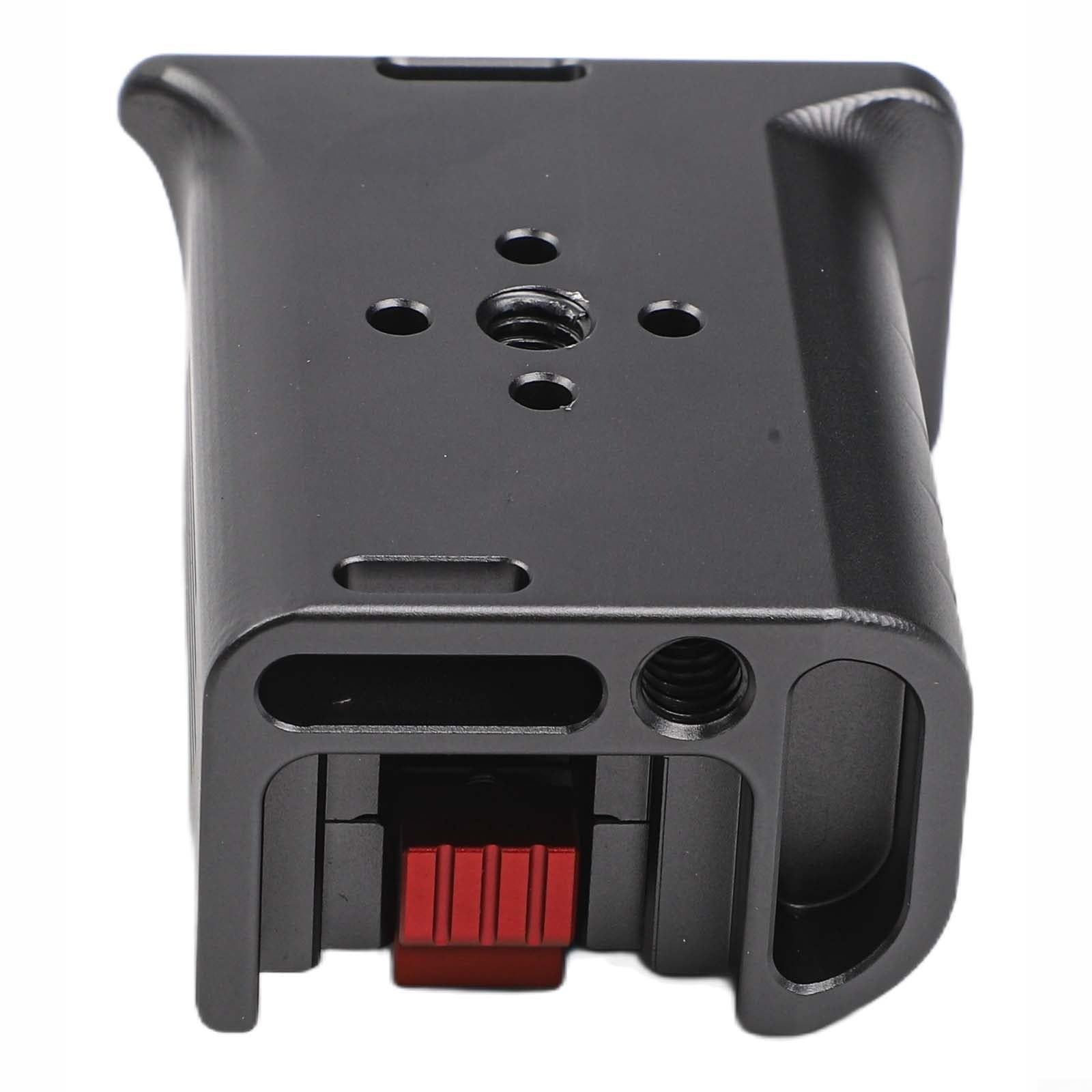 Kit impugnatura ergonomica in alluminio con sgancio rapido e scarpa fredda compatibile con Osmo Action 6