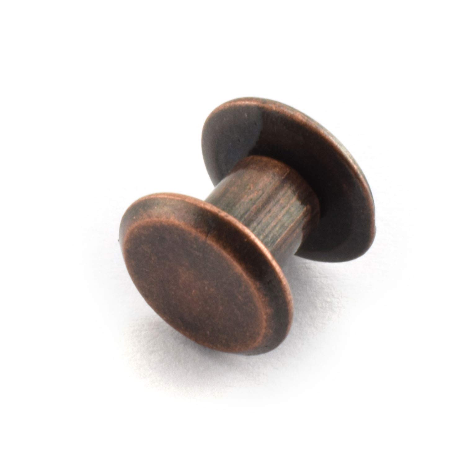Red Bronze Binding Screws - 120pcs for Leather Craft -6 Red Bronze Binding Screws - 120pcs for Leather Craft -6