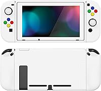 Vista 17 de PlayVital ZealProtect Soft Protective Case for Nintendo Switch, Flexible Cover Protector for Switch with Tempered Glass Screen Protector & Thumb