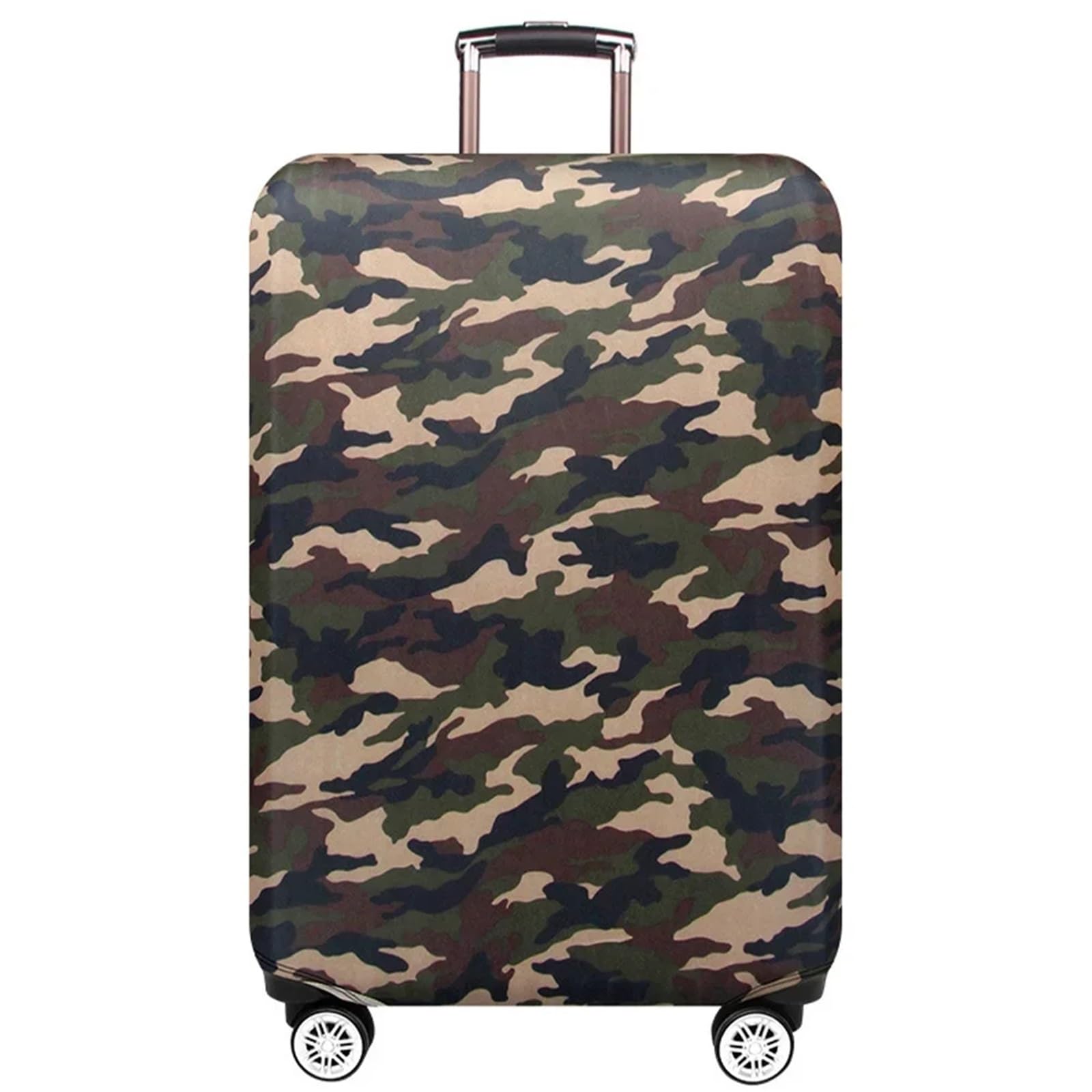 2 pezzi di copertura for bagagli valigia da viaggio protettiva in tessuto elasticizzato coperture antipolvere accessori fornitori Per Valigie(Dark Green,M)