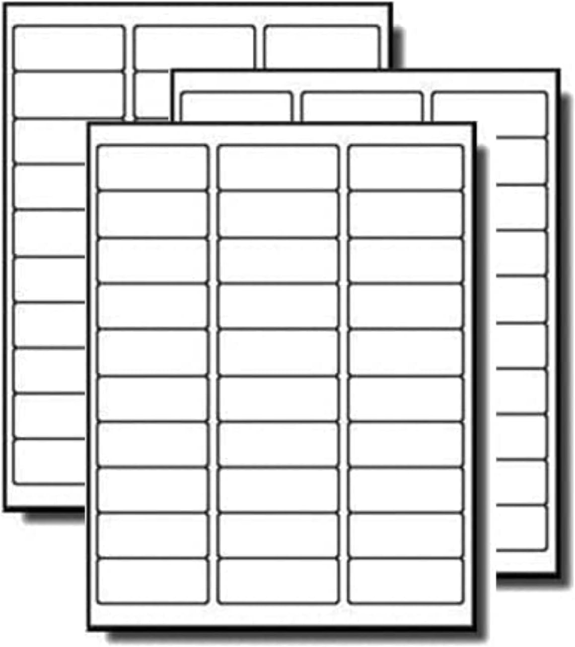 White Permanent Adhesive Labels FBA Address Labels for Laser/Ink Jet