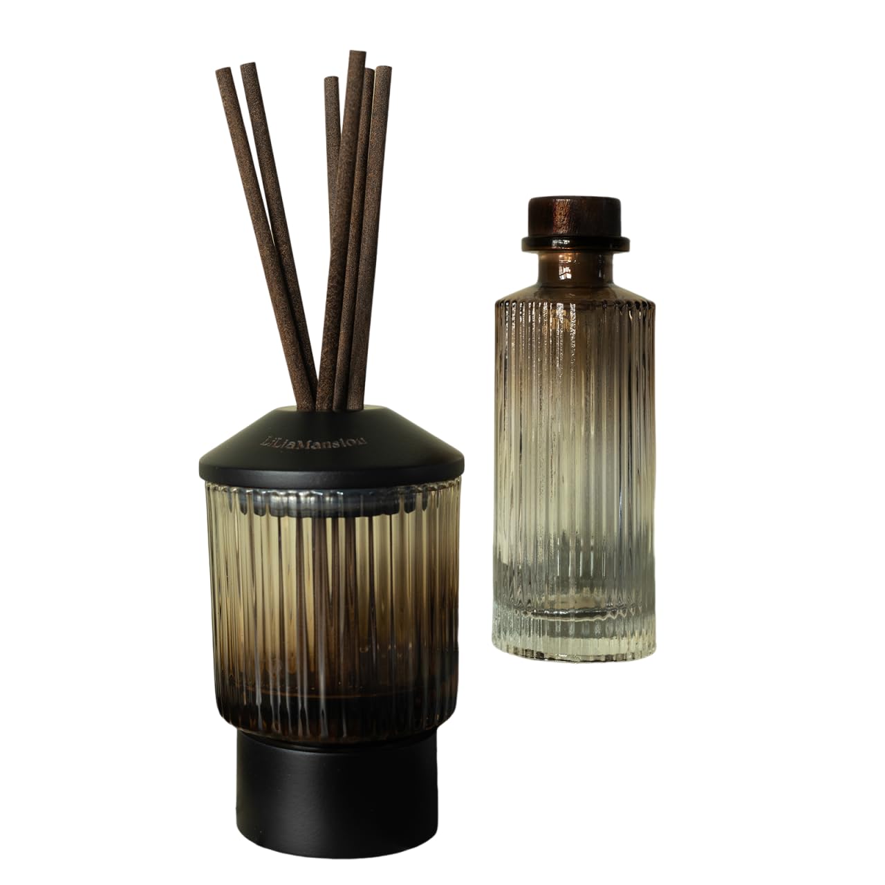 Schilfrohr-Diffusor-Set für Wohnkultur, inklusive Diffusorflasche und Schilfrohr (Strange Kiss)