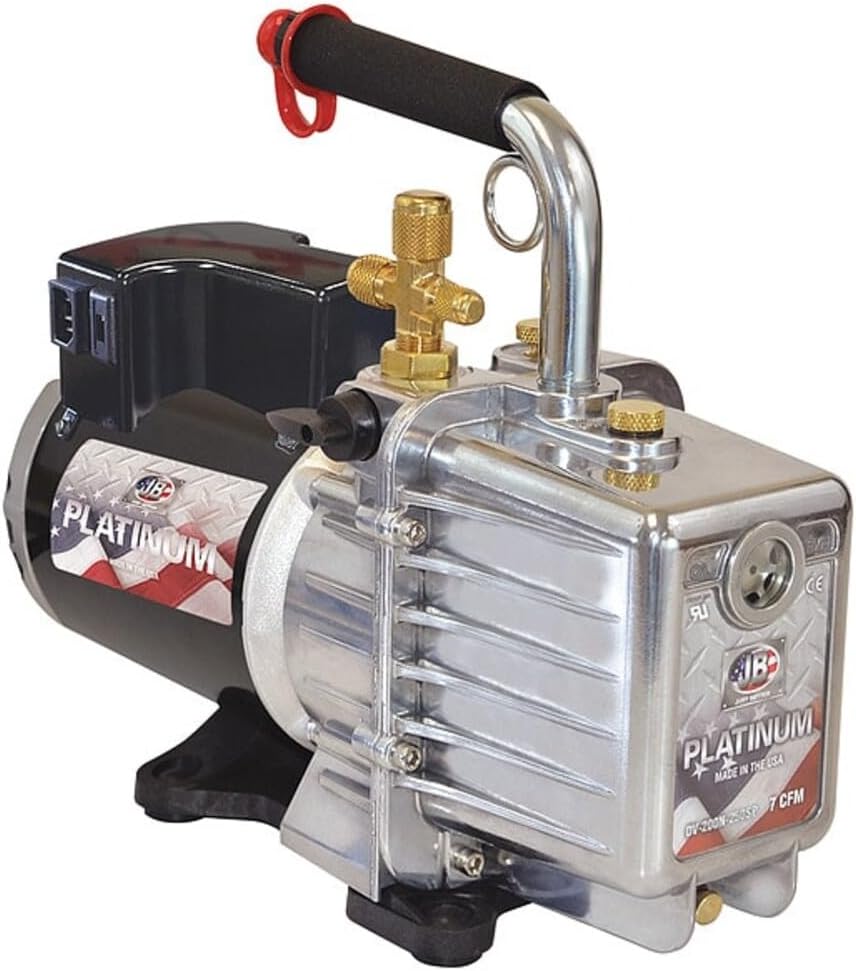 Jb Industries Vacuum Pump, 7 cfm, 15 micron, 240V AC DV-200N-250SP - 1 Each