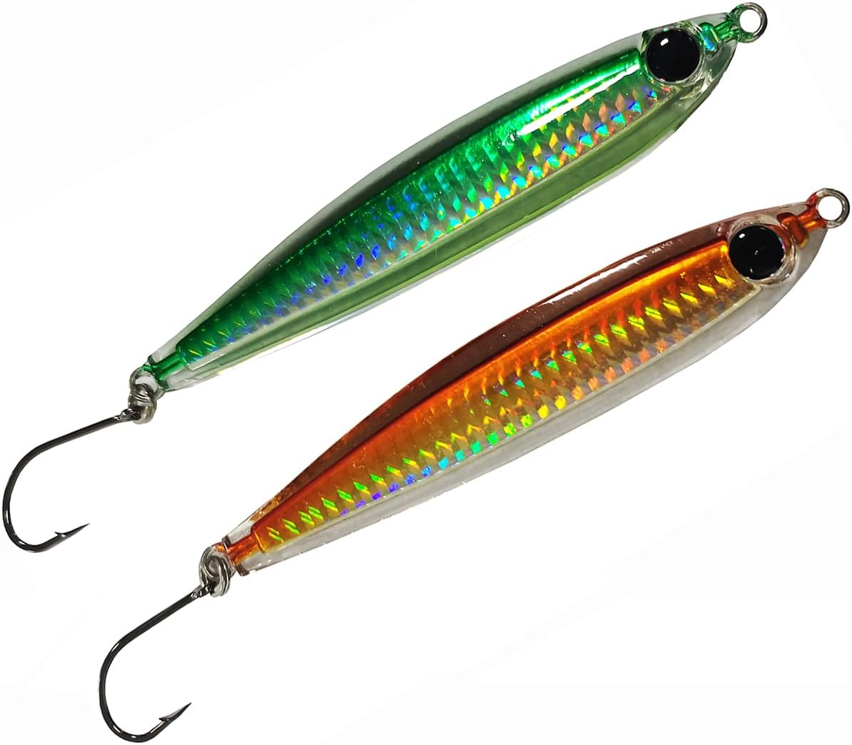 Kmucutie Epoxy Resin Fishing Jig Lure Great for Inshore and Offshore Game Fish,Artificial Lures for Grouper,Dogtooth,Bass Salmon