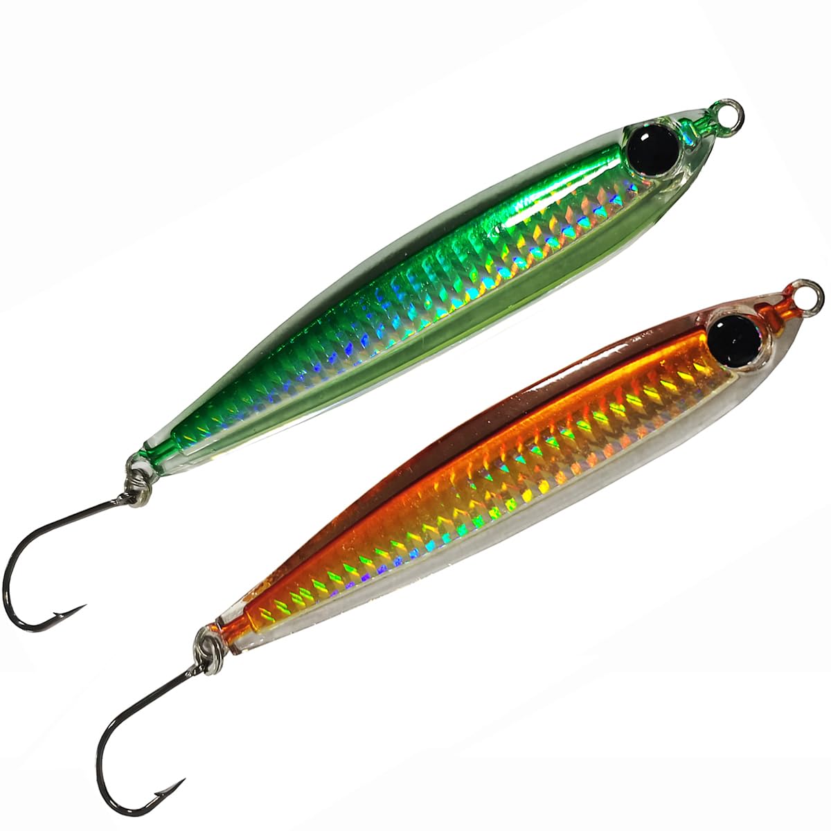 Kmucutie Epoxy Resin Fishing Jig Lure Great for Inshore and Offshore Game Fish,Artificial Lures for Grouper,Dogtooth,Bass Salmon