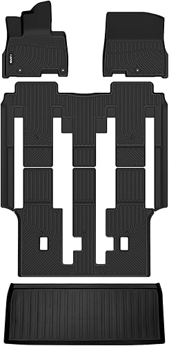 Vista 14 de HAFIDI® Juego de alfombrillas y forro de carga para Subaru Crosstrek 2018-2023 e Impreza 2017-2023 (no modelos híbridos), protección para todo tipo