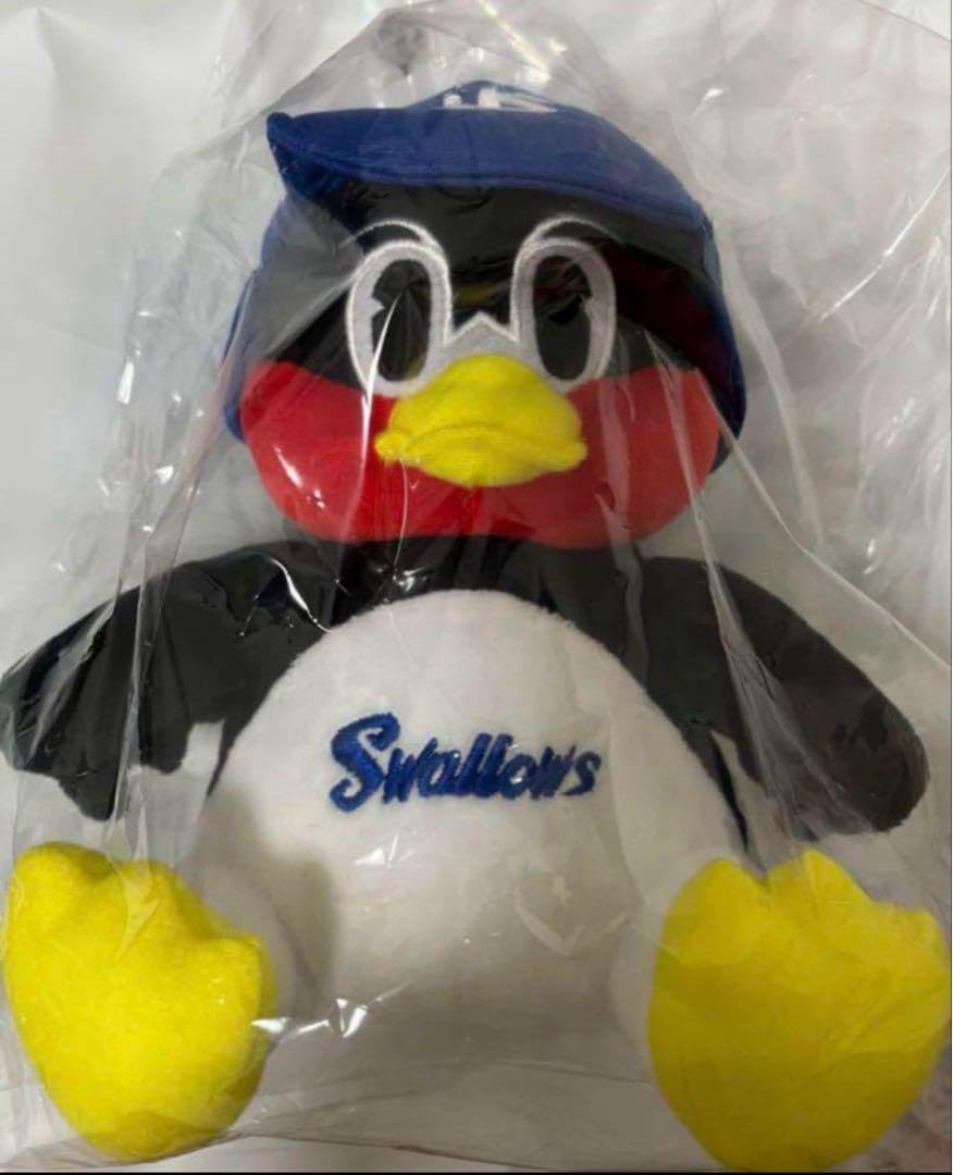 Swallows お座りつば九郎　小　ぬいぐるみ 2体セット　タグ付 ヤクルトスワローズ お座りつば九郎 小 ぬいぐるみ タグ付き美品