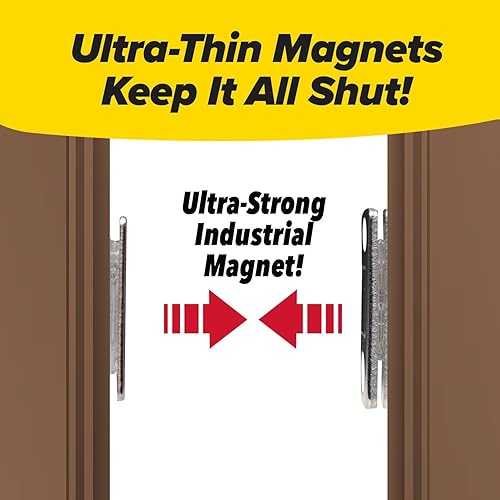 Miniatura 2 de RUBY Monkey Magnets AS-SEEN-ON-TV, juegos de imanes para gabinetes y cajones, instalación rápida y fácil, simplemente despegar y pegar, diseño