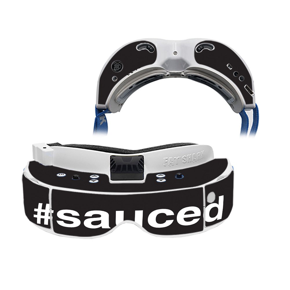 MightySkins Skin Compatible with Fat Shark Dominator V3 - Sauced 2 | Protective, Durable, and Unique Vinyl Decal wrap Cover | Easy to Apply, Remove, and Change Styles | Made in The USA