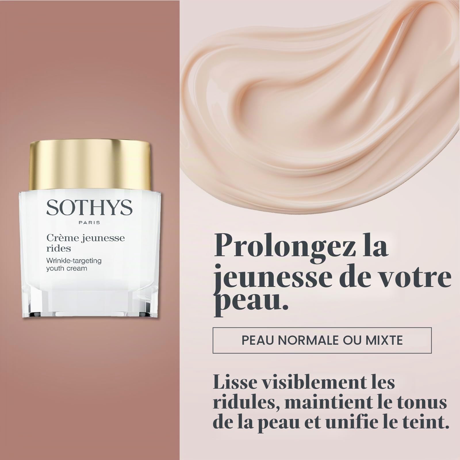 Crème jeunesse rides SOTHYS