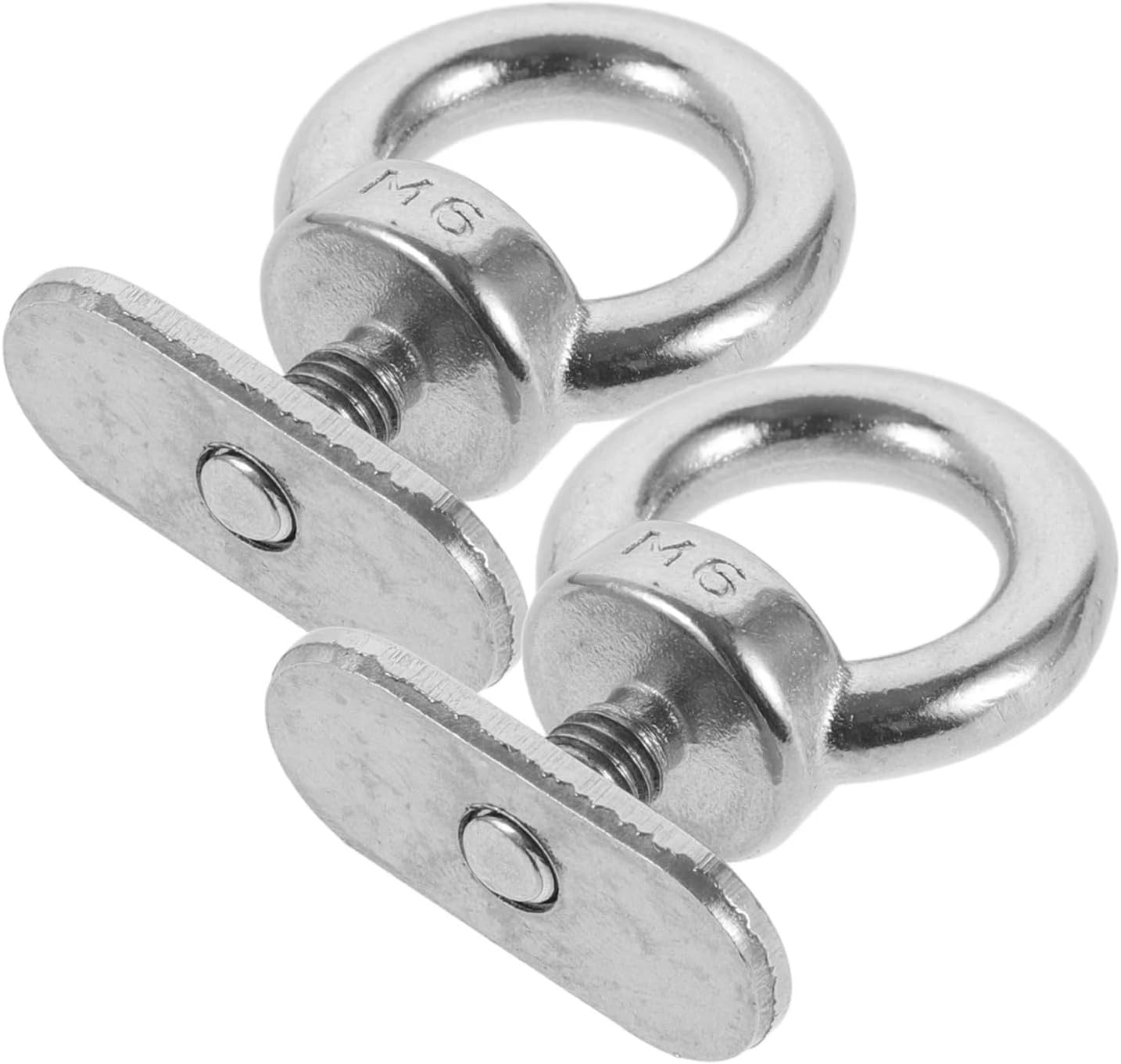 Kayak Track Mount Accessories 22pcs Stainless Steel Slide Rail Eyelet Bolts Kayak Track Mount Tie Down Hardware Corrosion Resistant Boat Accessories Durable for Canoe Boat