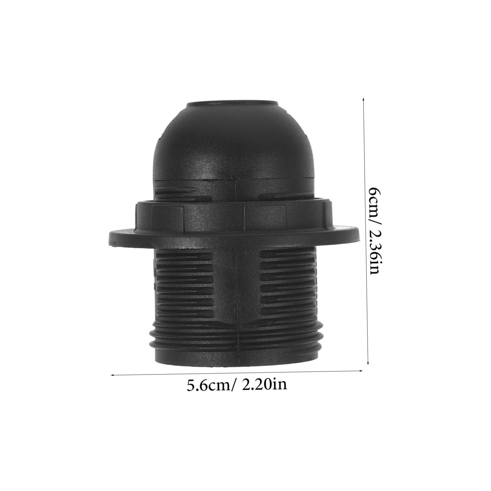 Tofficu E26 Light Socket Holder Lamp Base Socket Replacement Threaded for Pendant Decor