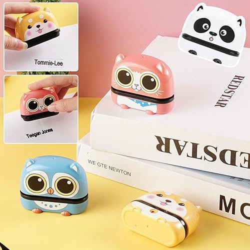 Miniatura 6 de Sello de nombre para ropa de niños, sello con nombre personalizado, sello impermeable que no se decolora, sello de nombre personalizado para ropa