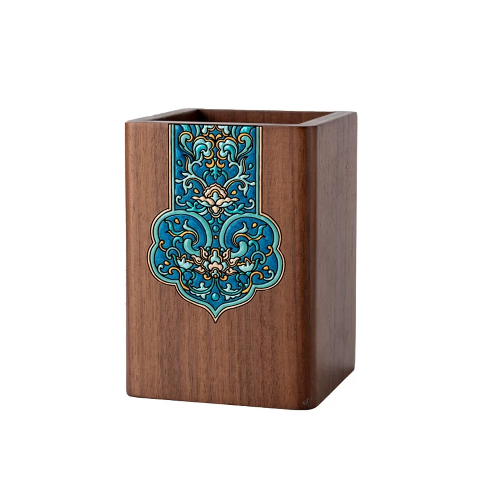 Organizer na pędzle do makijażu, uchwyt na pędzle do makijażu w stylu vintage do toaletki, blat łazienkowy, uchwyty na szczoteczki do zębów, uchwyt na długopis do przechowywania na biurku