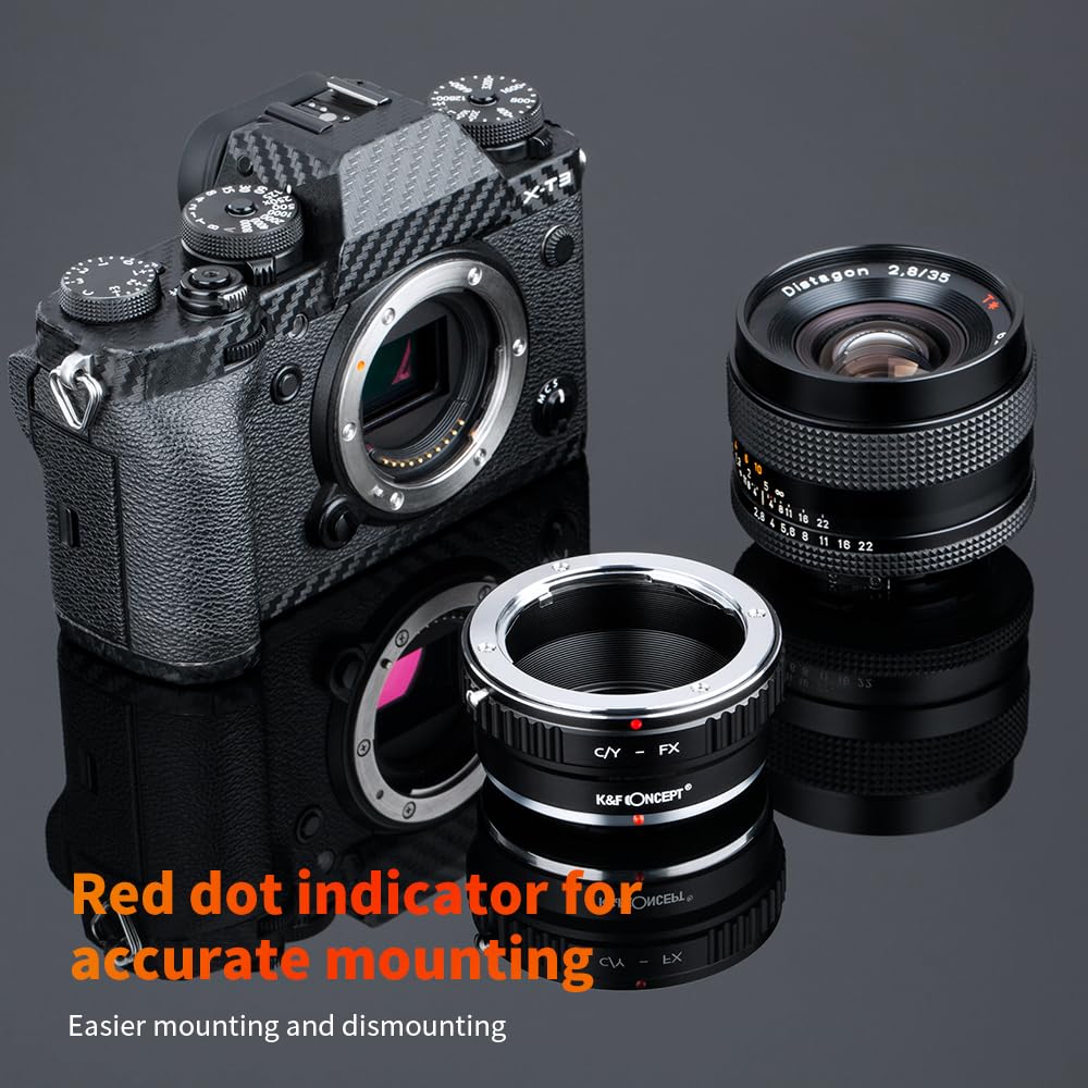 Amazon.com : K&F Concept Lens Mount Adapter Compatible with Contax