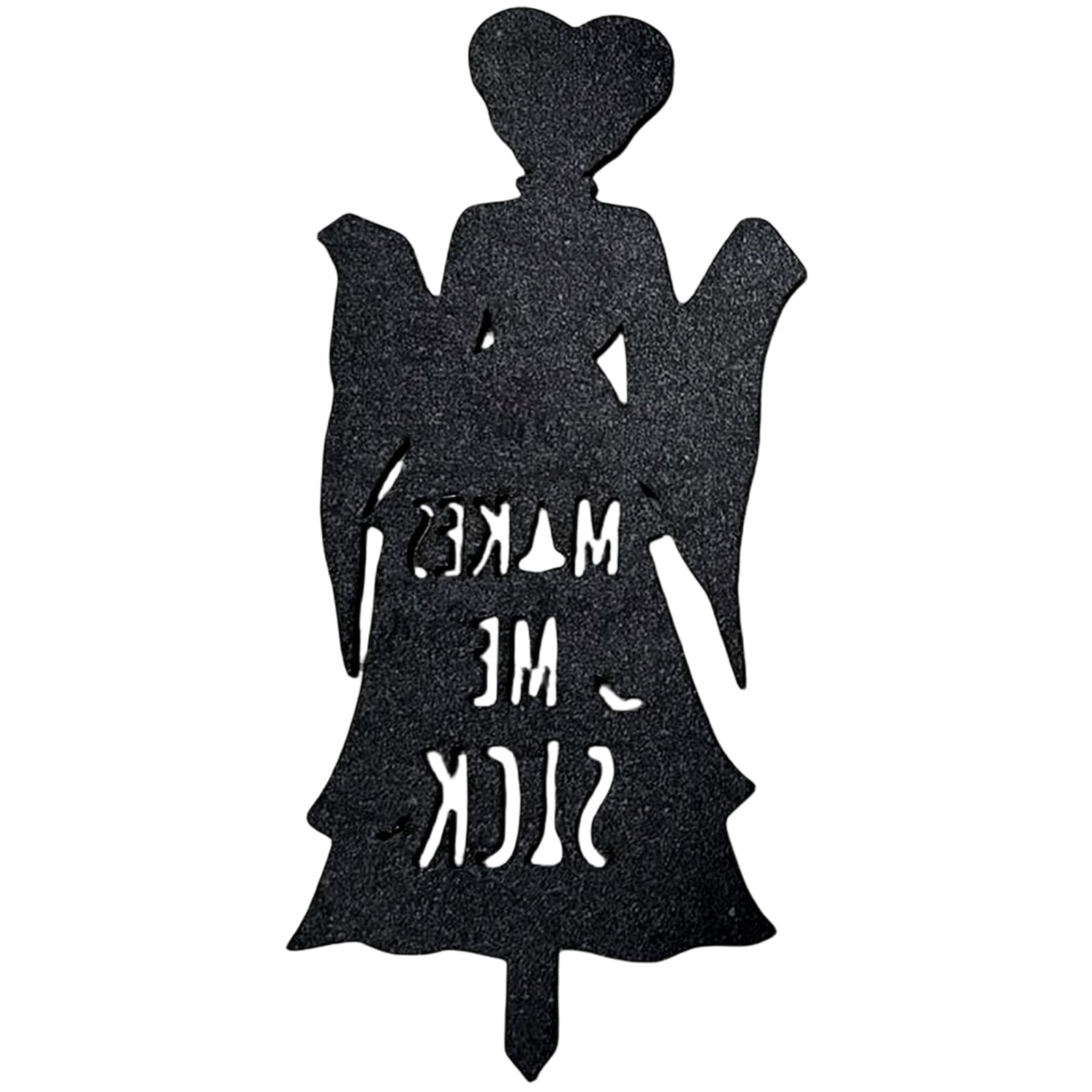 Carotoe Section B Witch Outdoor Lawns Sign Bewitching Halloween Yard Sign Ornament Black Witch Outdoor Lawns Stake Decors Yard