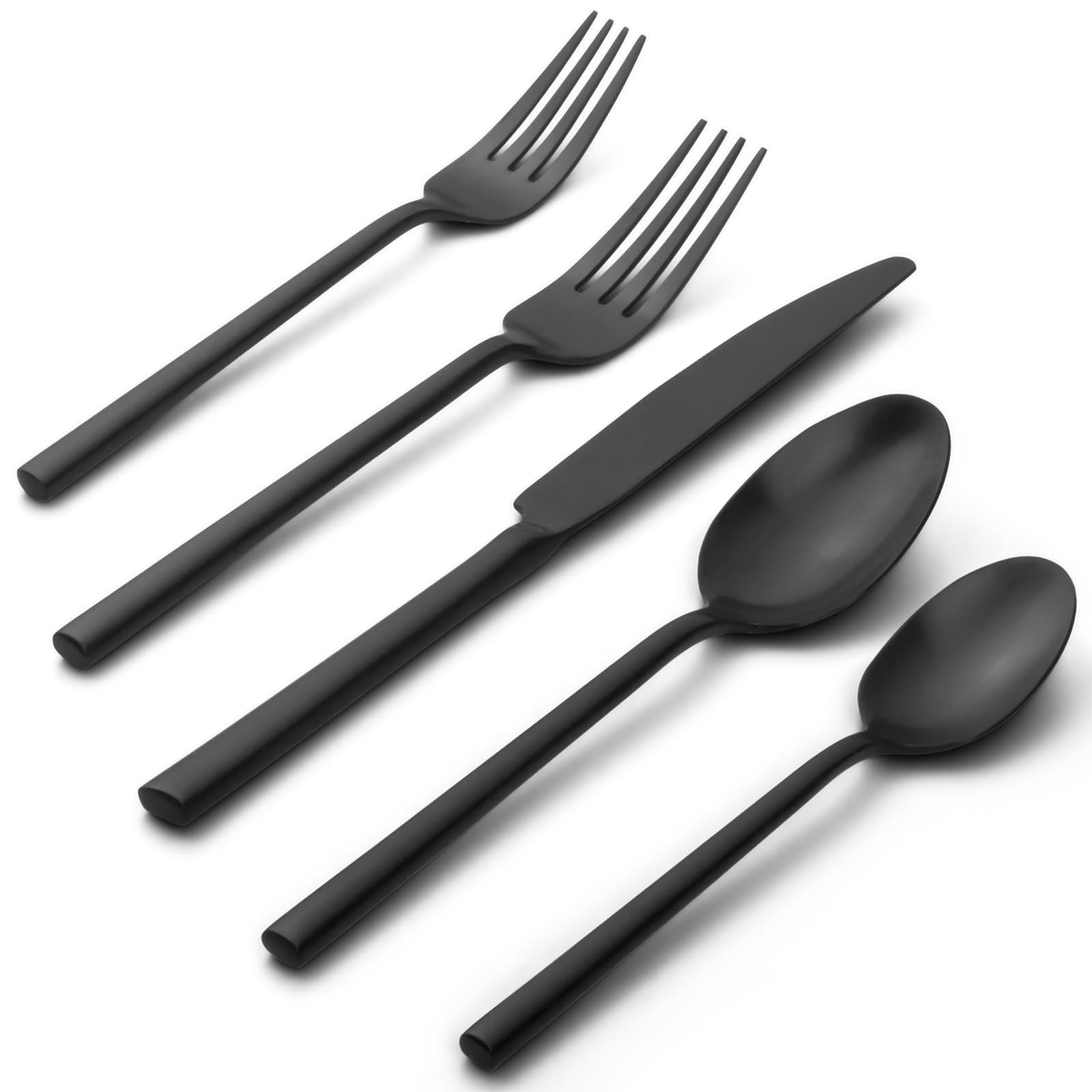 Alata Potter Black Silverware Set