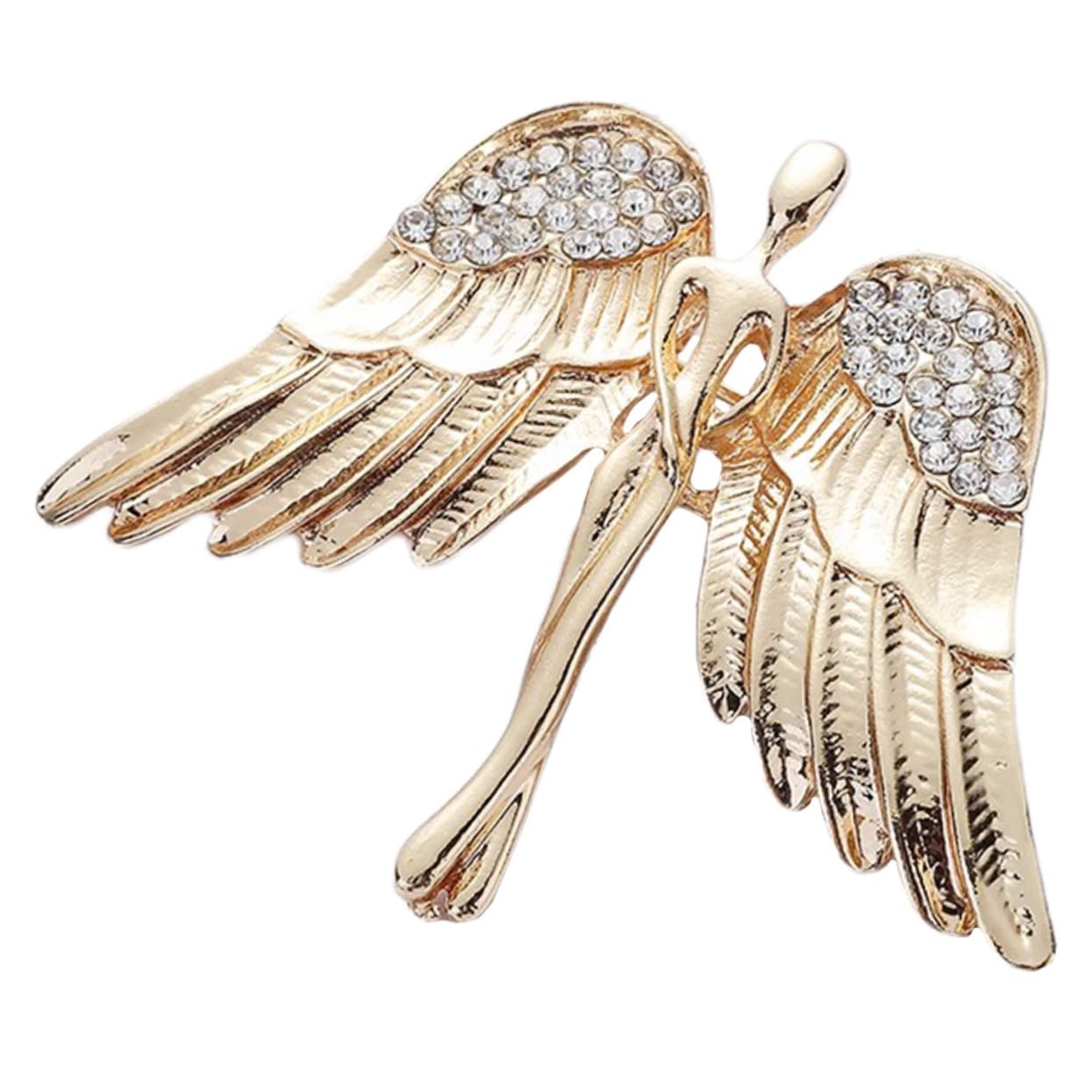 Broche de Metal para Solapa de Ropa de Mujer, Estilo estético, para Sombrero o Chal, aleación de Zinc Dorado.