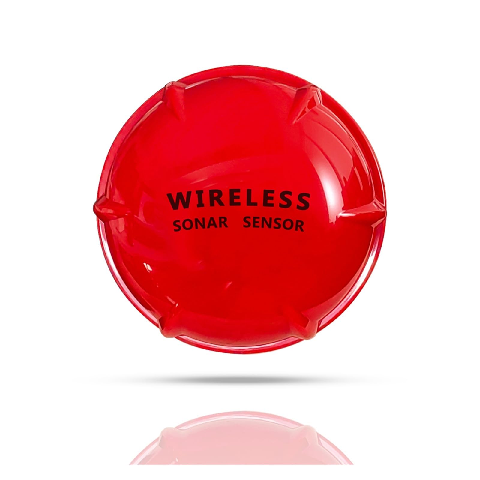 Detector de Peces, Buscador de Peces para teléfono Inteligente con Bluetooth, Sonar, Pesca Visual(Rot)