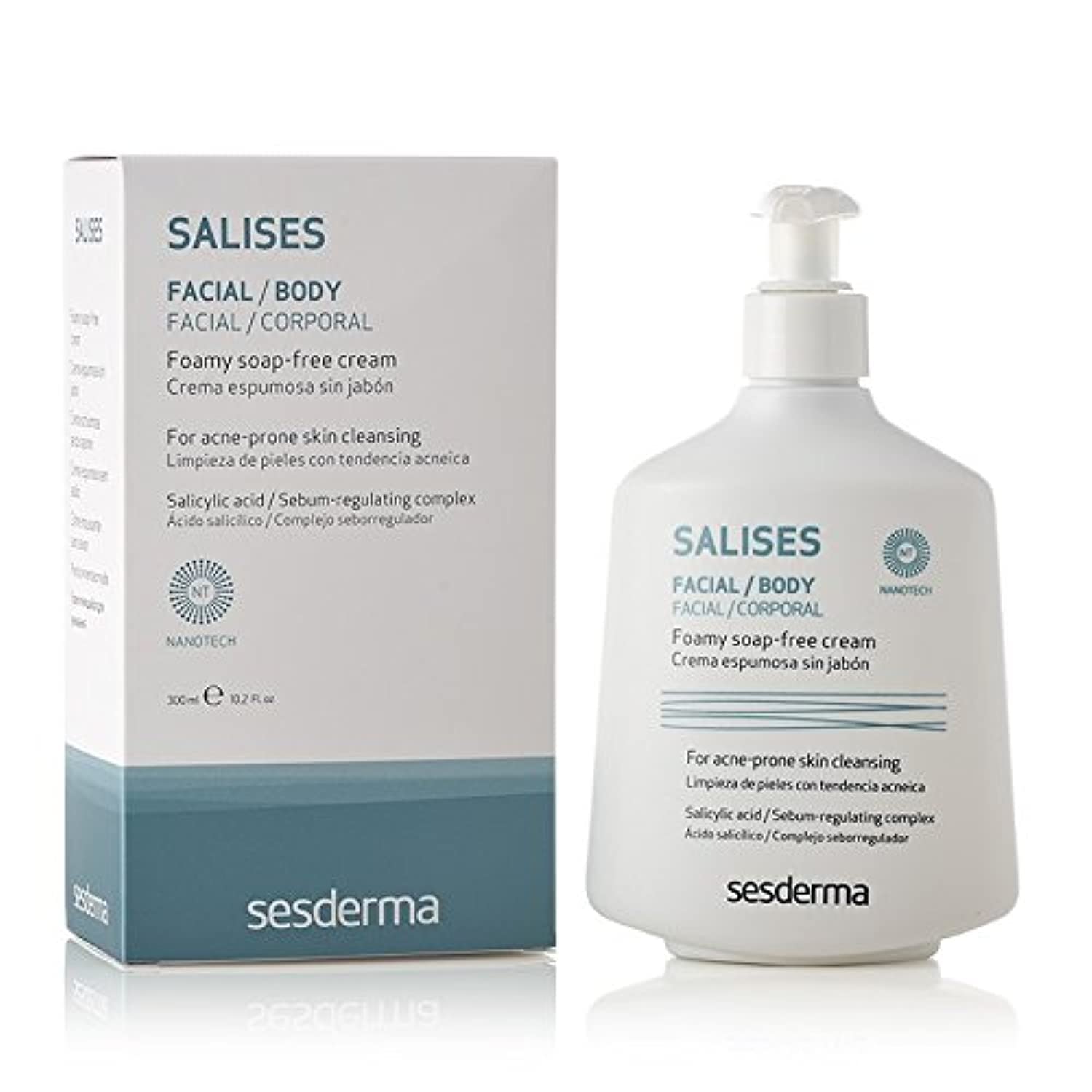 sesdermaSalises Foamy Soap-free Cream 300 Ml. / 10.2 Fl.oz