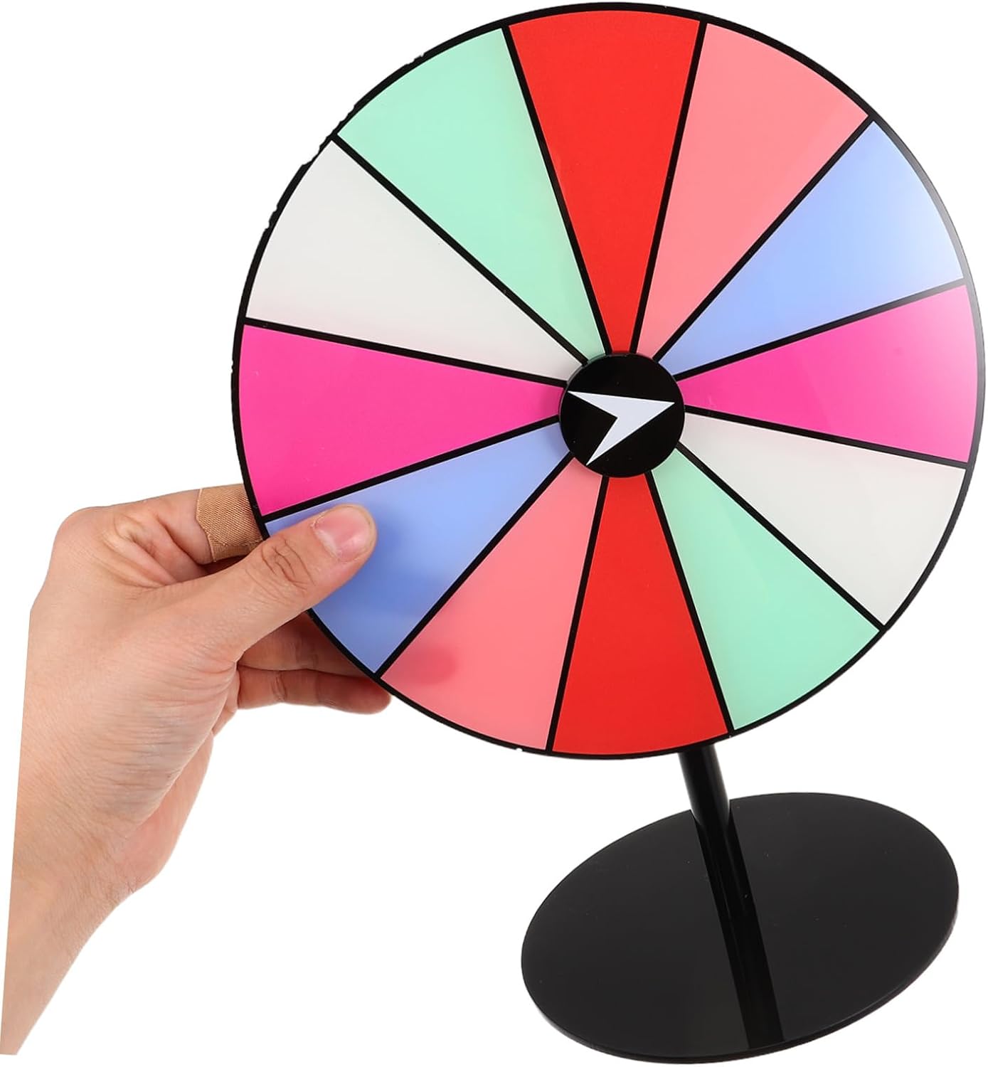 Acrylic Spinning Wheel for Prizes Lightweight and Portable Fortune Roulette Game for Carnival and Trade Shows User-friendly Dry Erase Surface Acrylic Design
