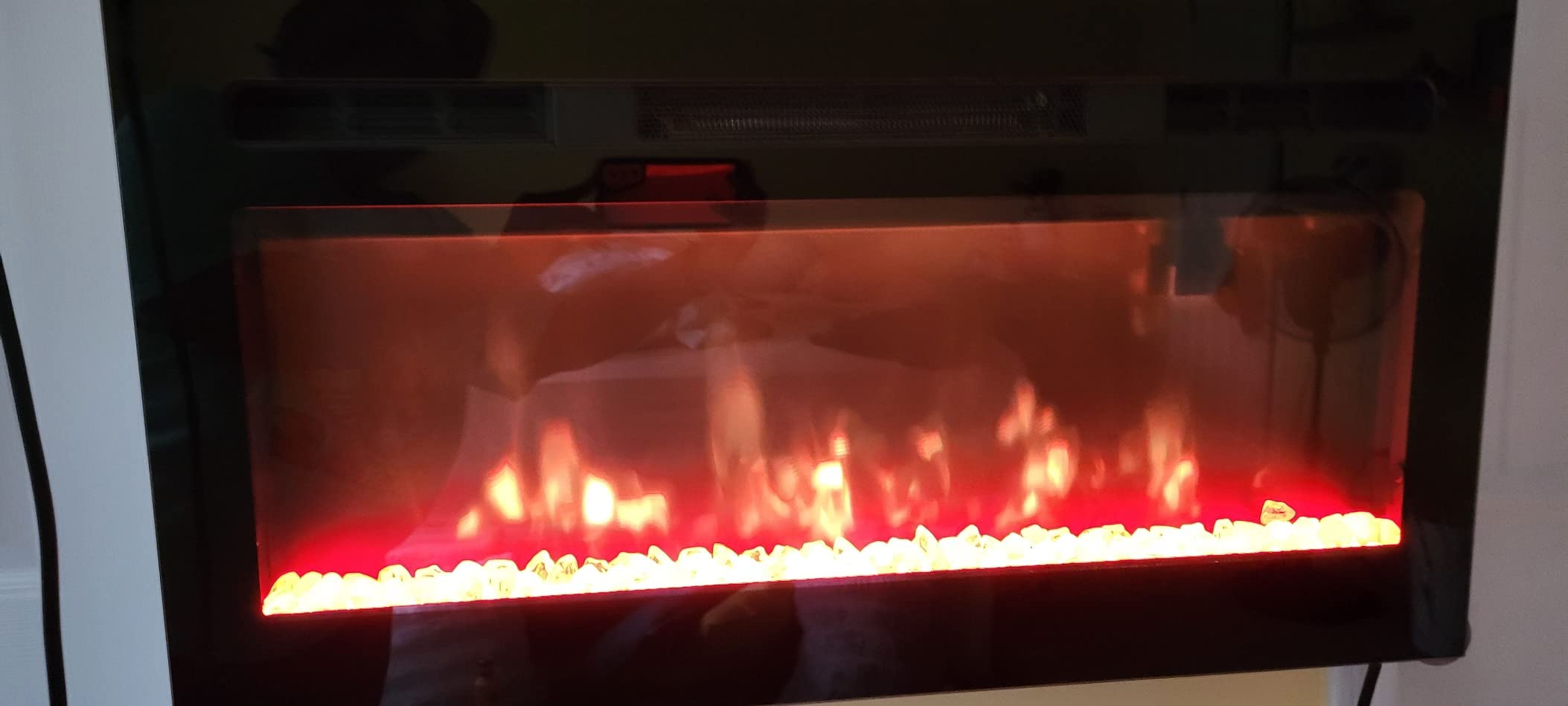 35/mo Finance 50 Inch Electric Fireplace Recessed and Wall Mounted