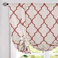 Vista 18 de jinchan Cenefa con estampado floral para ventanas de 36 pulgadas de largo, cenefas de cocina de lino para filtrar la luz campestre, tratamiento
