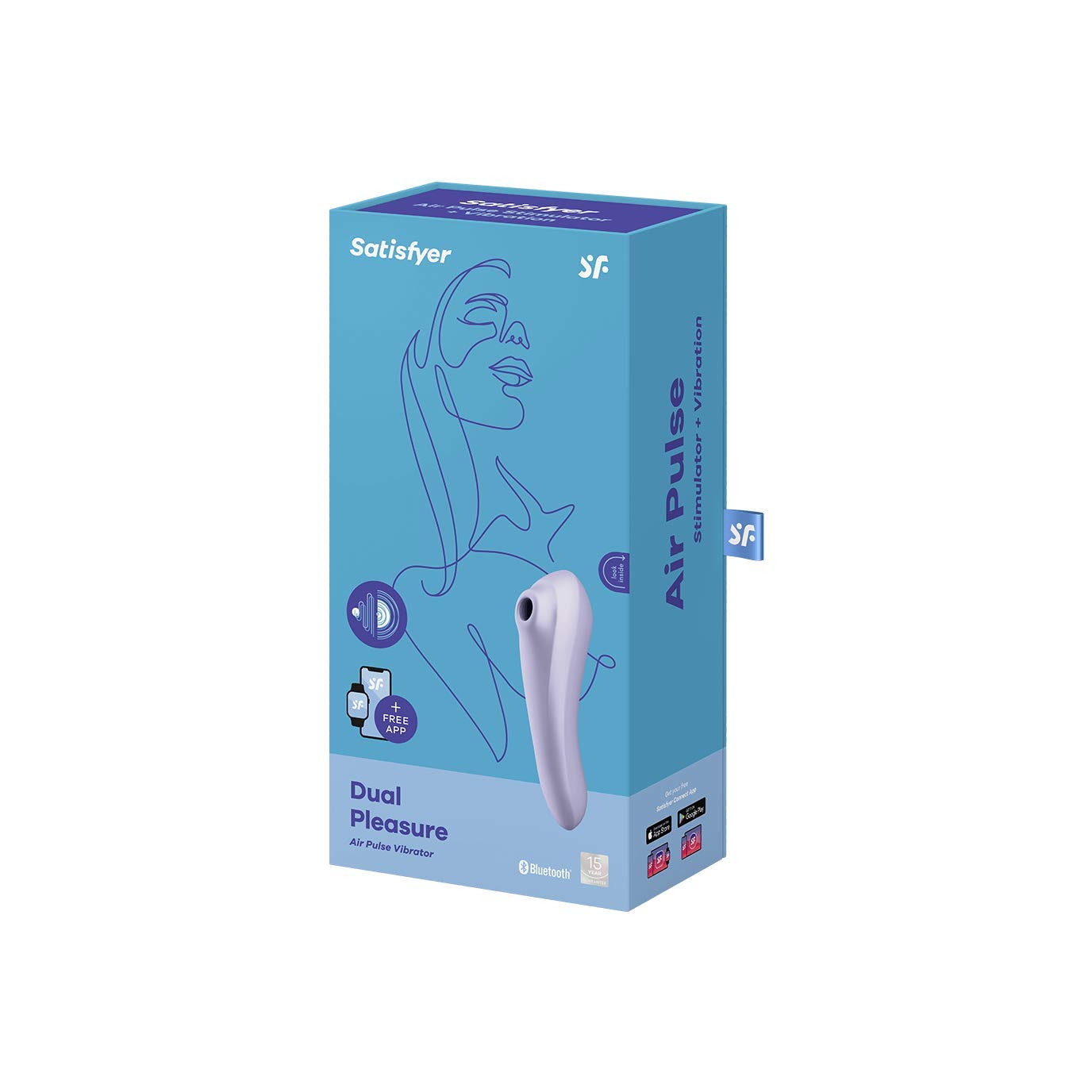 Satisfyer Dual Pleasure Connect App, 18 cm, con aplicación ...