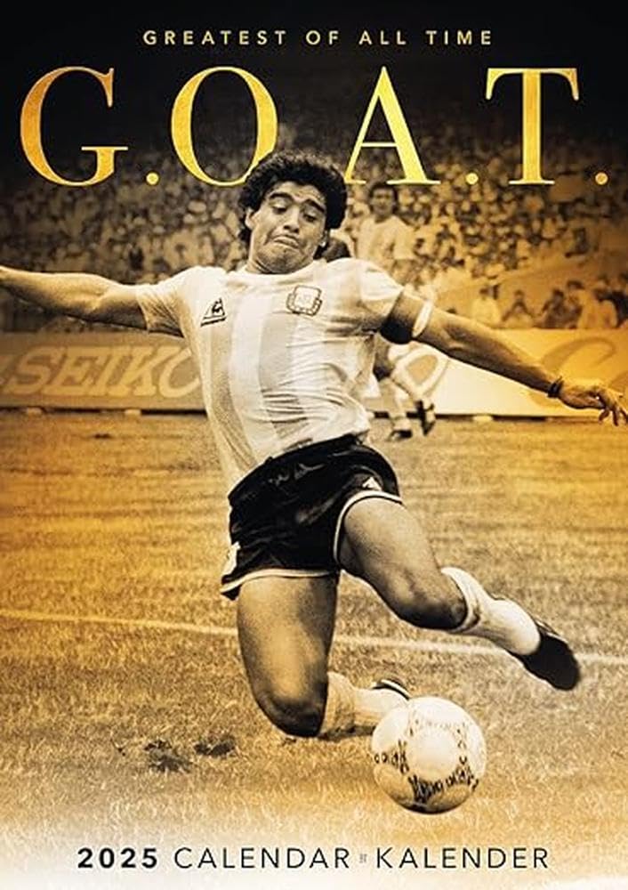 G.O.A.T. Greatest of All Time Football Legends Calendar 2025