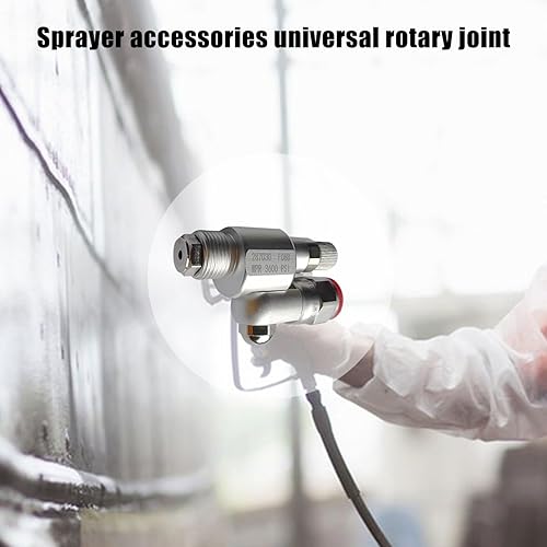 Miniatura 7 de Gra-co 287030 Válvula de cierre de extensión de junta giratoria Válvula antiescupir Airless Spray Adapter Joint para pulverizadores de pintura sin
