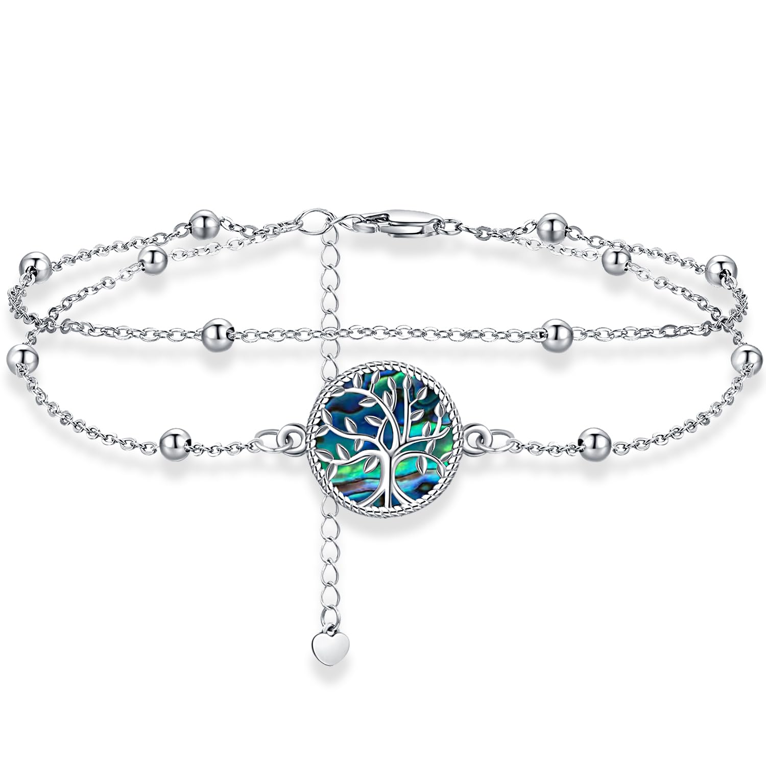 Aniu Baum des Lebens Halskette Sterling Silber 925, Lebensbaum Anhänger Kette für Damen, Lebensbaum Schmuck Geschenke für Frauen Mädchen Mama