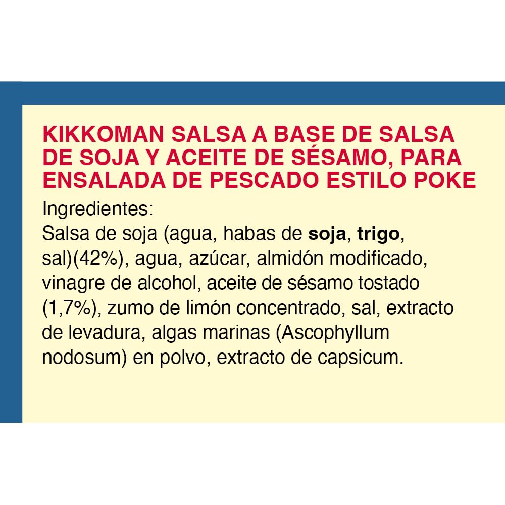 Kikkoman, Salsa Poke, Pack 6 x 250 ml