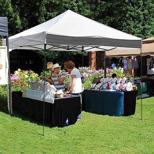 Waterproof Gazebo Top Cover Replacement Canopy Top 420D Oxford Cloth Tent Top Cover For Pop-Up Canopy Tent (2.9 * 2.9M) White (Top Only). #TOP3