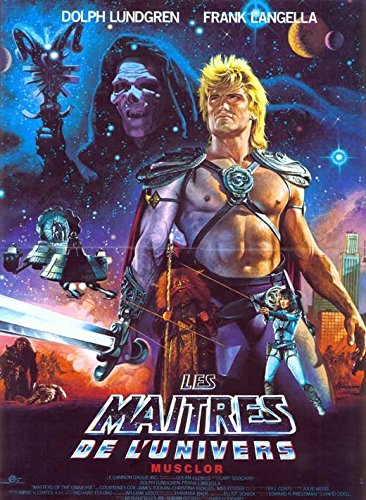 Pop Culture Graphics Masters of The Universe Poster Movie French 27 x 40 Inches - 69cm x 102cm Dolph Lundgren Frank Langella Billy Barty Courteney Cox Arquette Meg Foster
