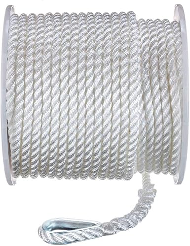 Miniatura 2 de attwood Línea de anclaje trenzado de nylon con dedal